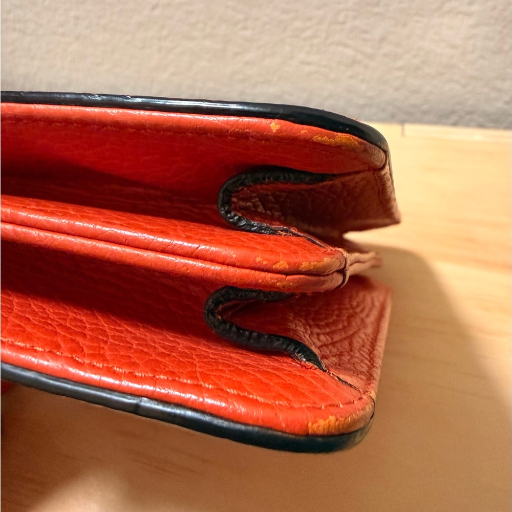 Gucci Orange Leather Shoulder/Crossbody Bag - Picture 6 of 12